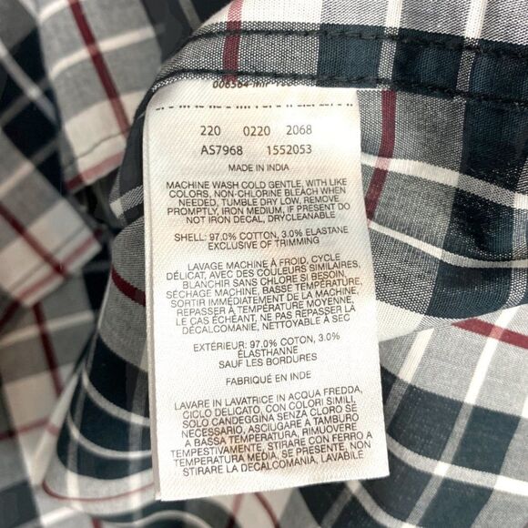 Columbia men's White Traditional Plaid Rapid Rivers 2 Long Sleeve Shirt US 4X - Picture 7 of 9